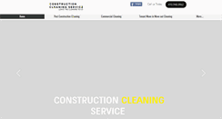 Desktop Screenshot of constructioncleaningservice.com