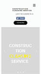 Mobile Screenshot of constructioncleaningservice.com